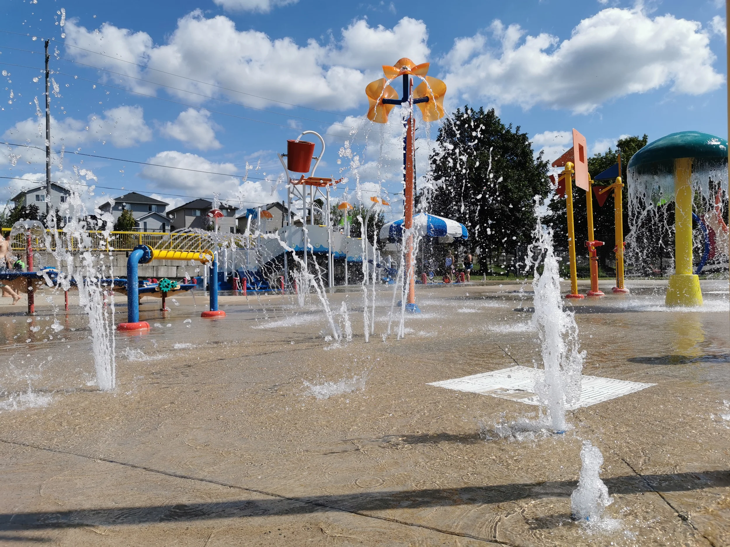 splash pad kids water park